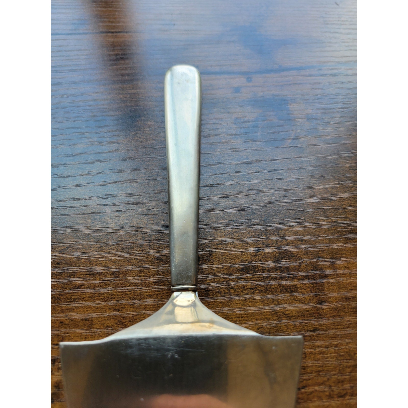 Vintage Stainless Steel Wedding Cake Server - "Love Forever" - I John 4:7