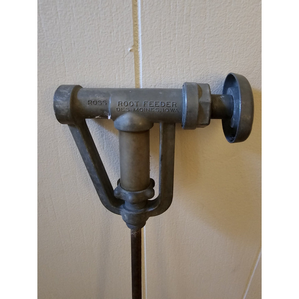 Vintage Ross 32" Root Feeder - Fertilizer Tool - Metal Heavy Duty - Des Moines
