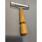 Vintage Cheese Slicer - 4" wide w/Wood Handle - Roller Style