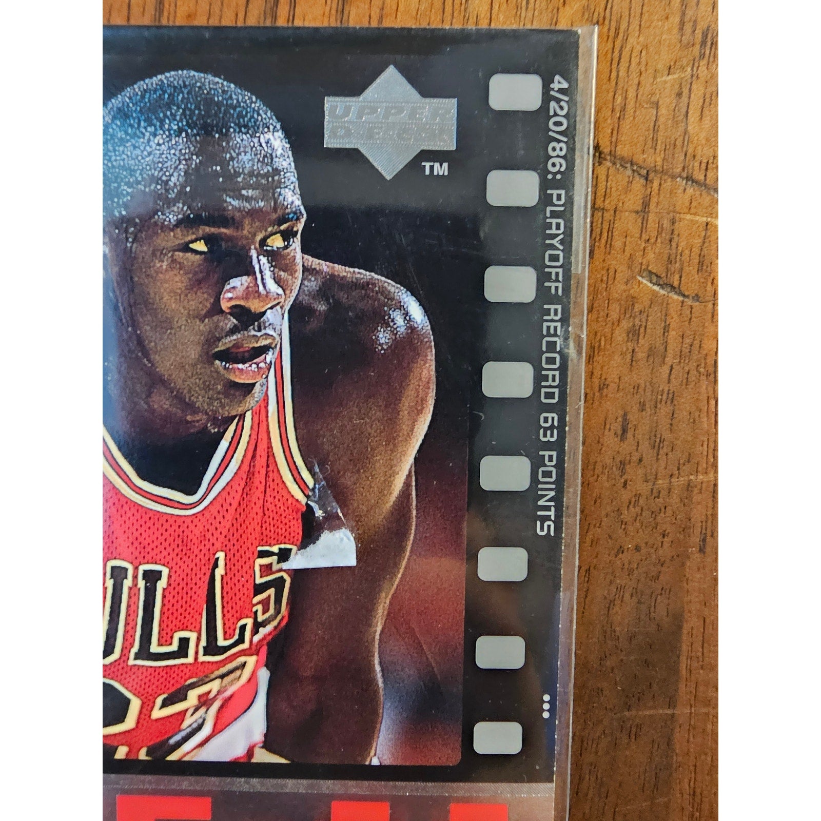 Michael Jordan 1999 Upper Deck #C2 - Playoff Record 63 Pts - MJ Retires - Jumbo