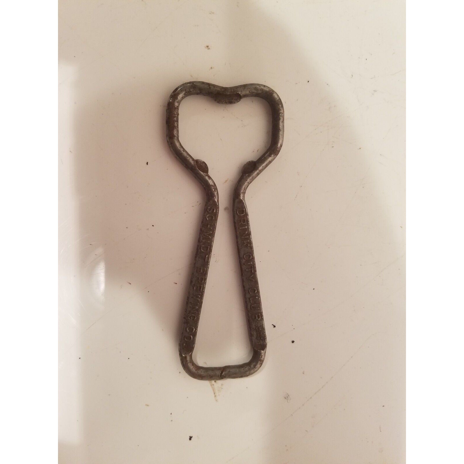Schmidt Brewing City Club Vintage Beer Bottle Opener St Paul Minnesota