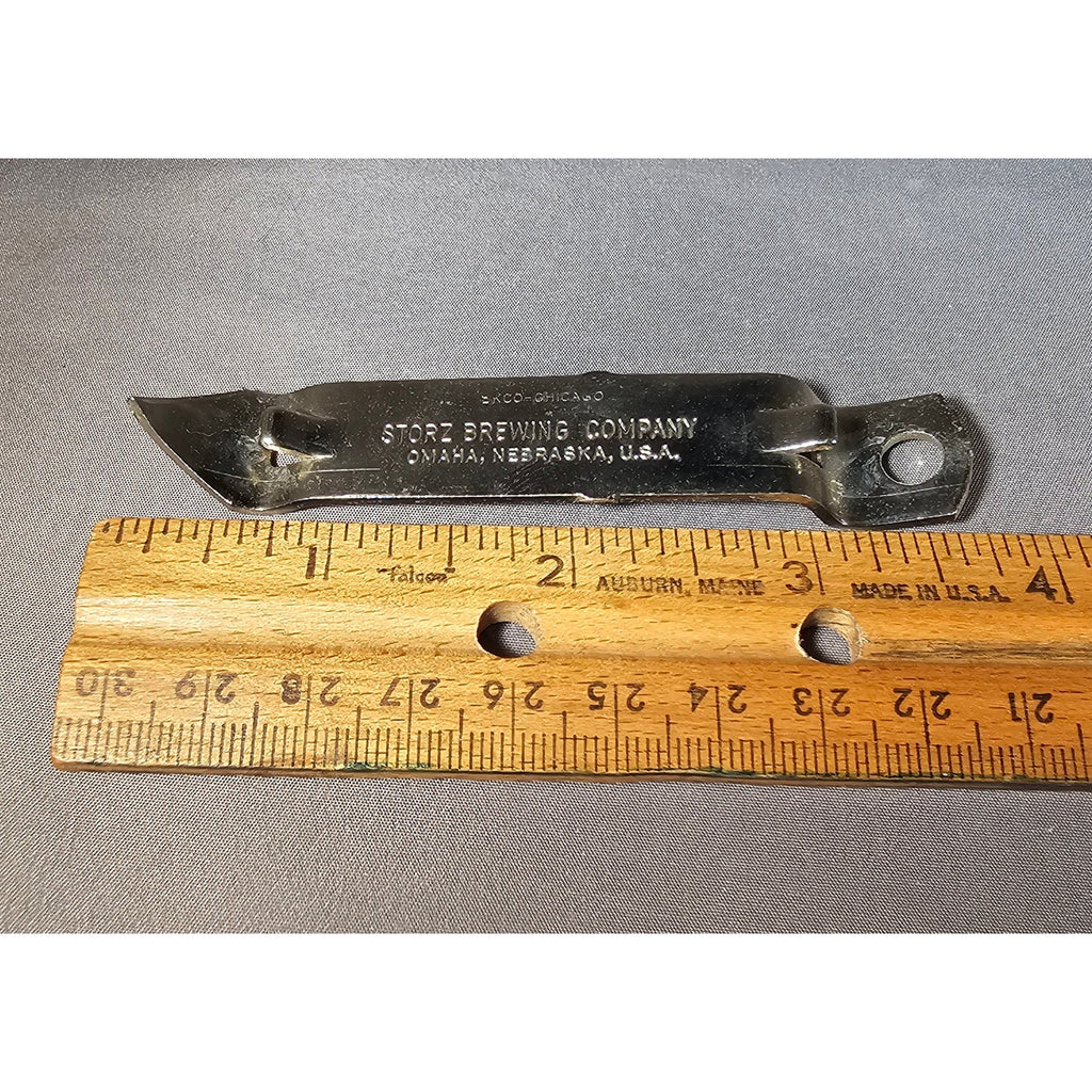 Vintage Storz Brewing Company Bottle Can Opener Bar Advertising Omaha, Nebraska