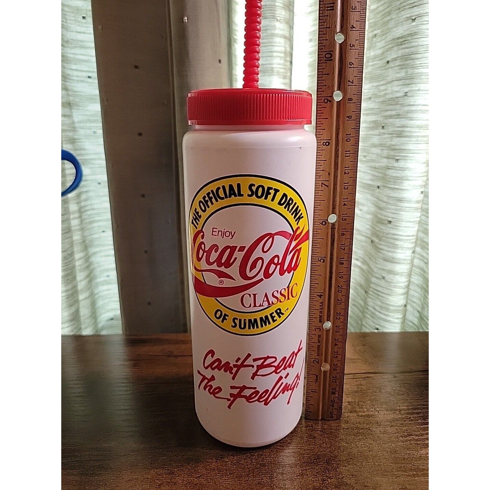 Vintage Coca-Cola Classic Water Bottle "Can't Beat The Feeling" -Official Summer