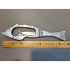 Vintage Imperial Fish Master Scaler with Built-in Knife and Ruler Combo