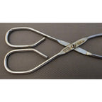 Vintage Ekco 8" (inch) Angled Stainless Steel Tongs - USA