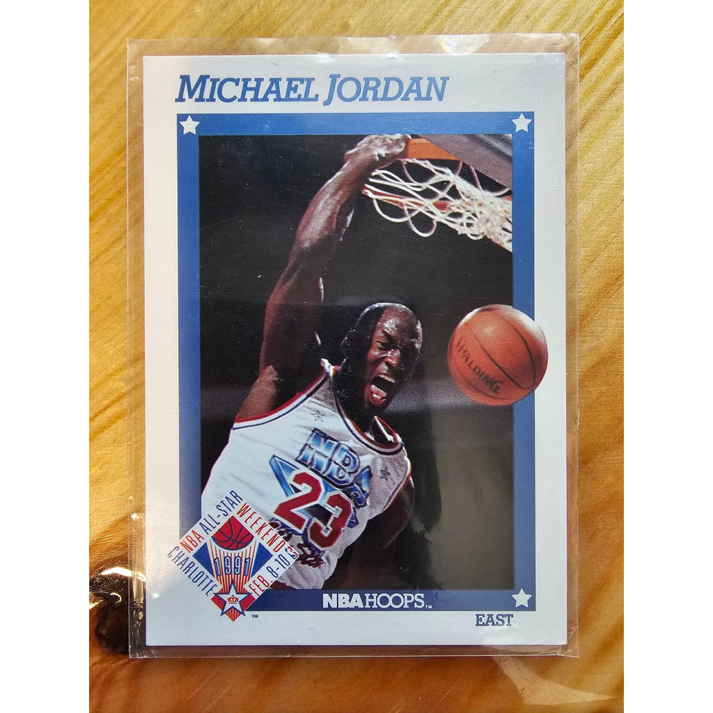 Michael Jordan 1991-1992 NBA Hoops #253 All-Star - Chicago Bulls - NBA