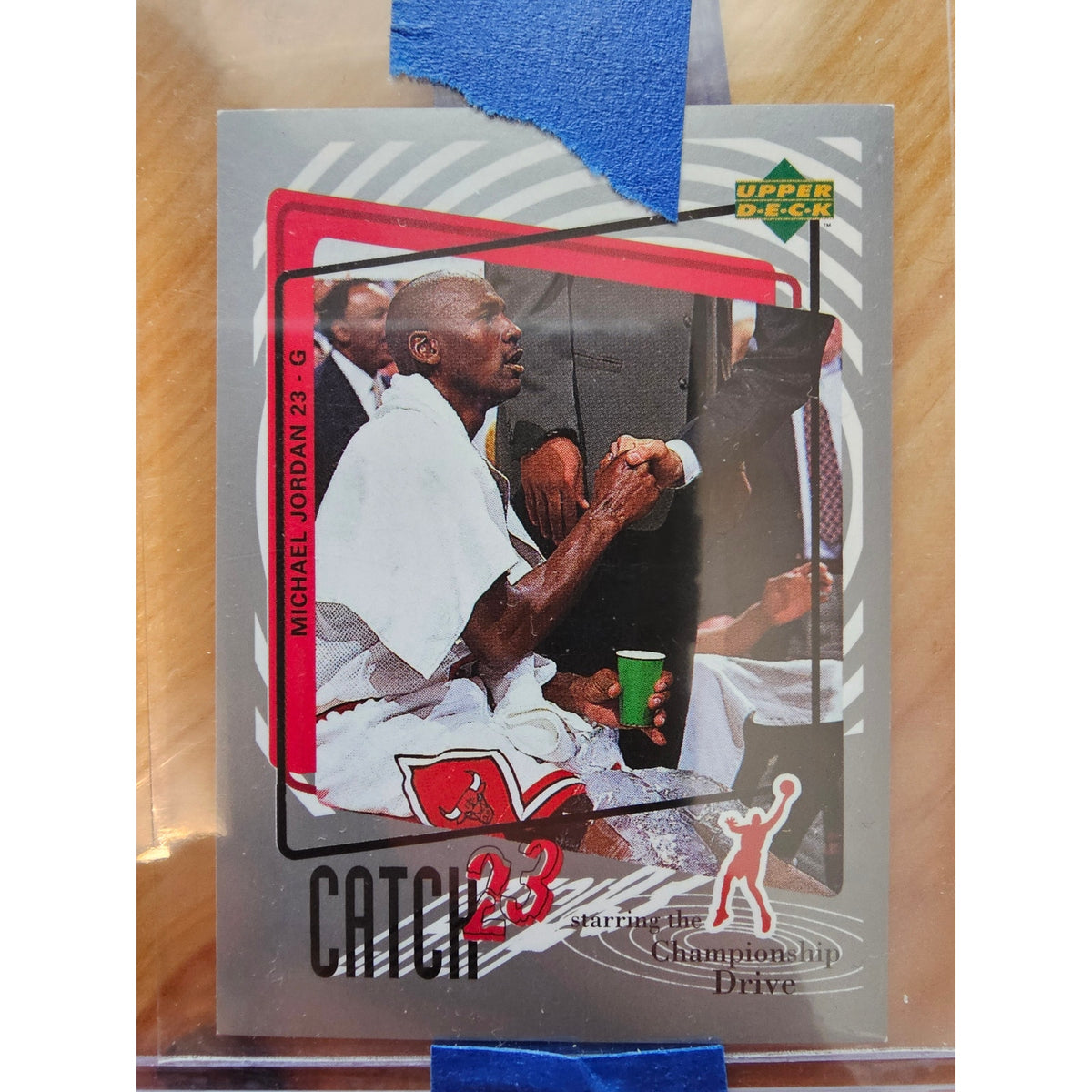 Michael Jordan 1997-1998 Upper Deck Catch 23 Sticker #MJ161 - Bulls - NBA