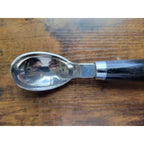 Vintage T-Fal Black Handle Metal Ice Cream Scoop