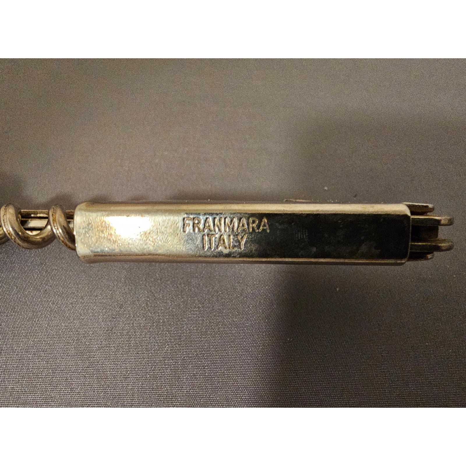 Vintage Franmara Beer and Wine Bottle Corkscrew Opener - 4-1/2" long - Italy