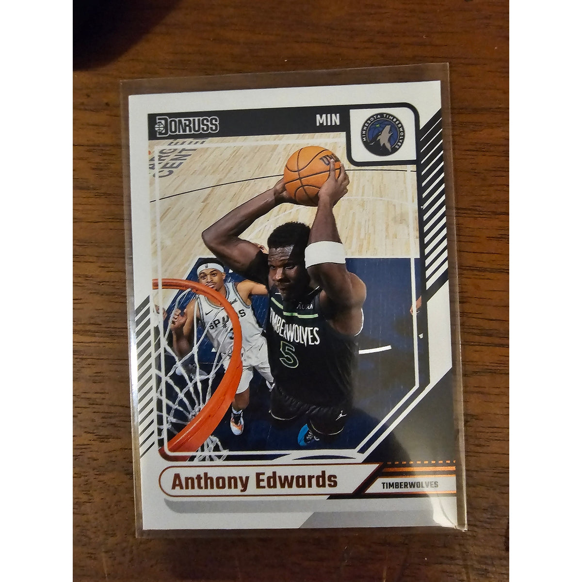 Anthony Edwards 2024-25 Donruss #165 - Minnesota Timberwolves- NBA