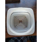 Vintage Mid-Century Modern Ceiling Light Fixture Frosted Shade/Globe