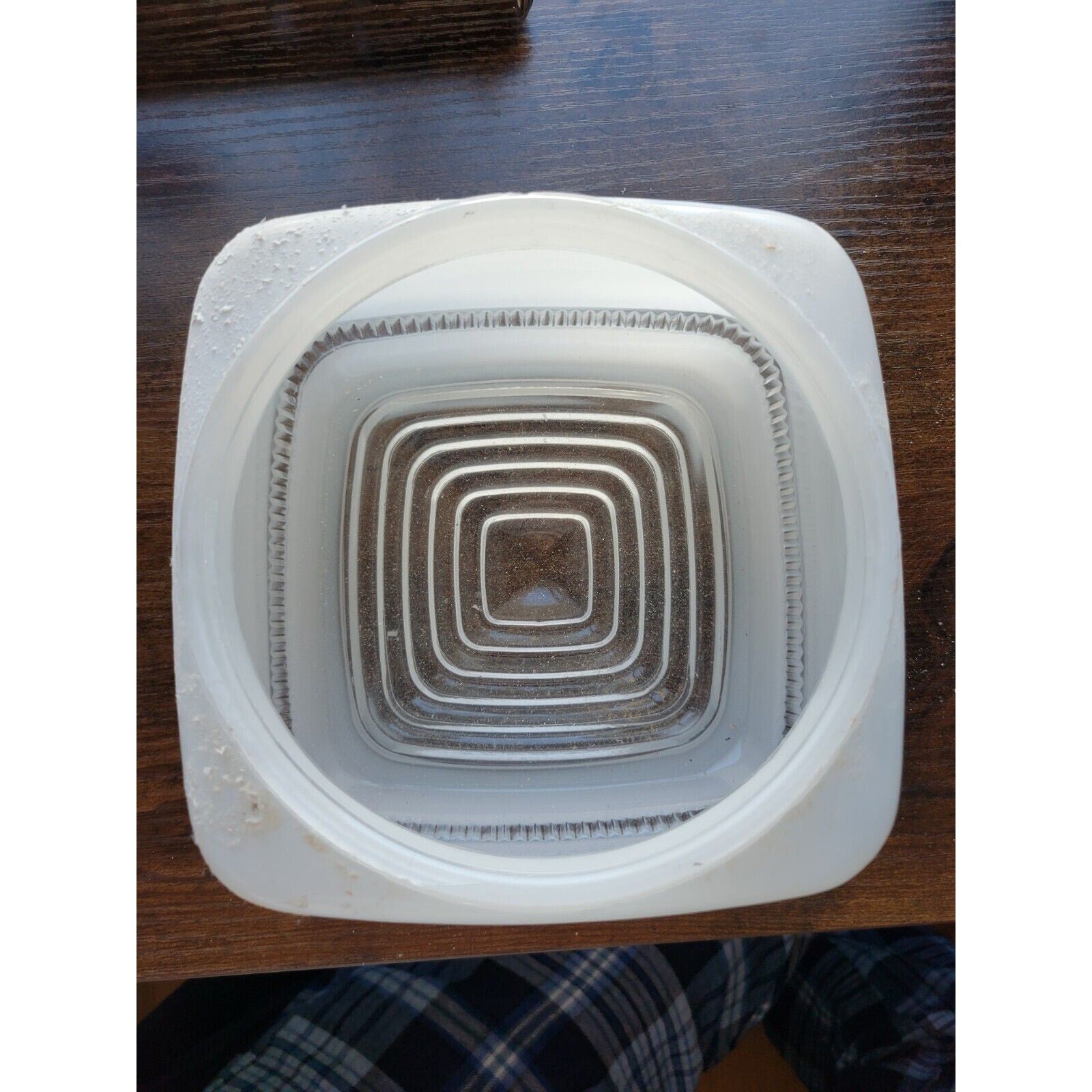 Vintage Mid-Century Modern Ceiling Light Fixture Frosted Shade/Globe