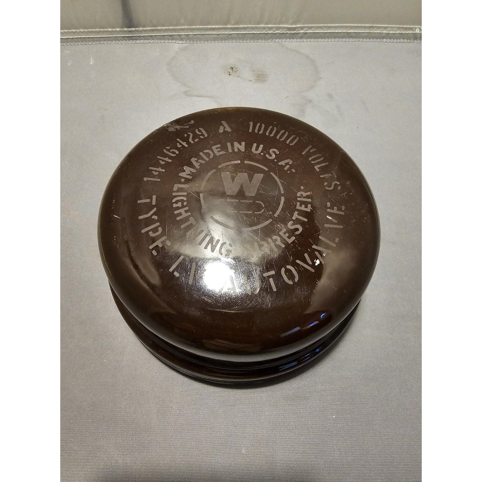 Vintage Westinghouse Autovalve Lightning Arrester Cap Only