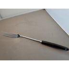 Vintage Ekco 2-Prong Serving Fork w/Black Plastic Handle - 12-1/2” Length - USA