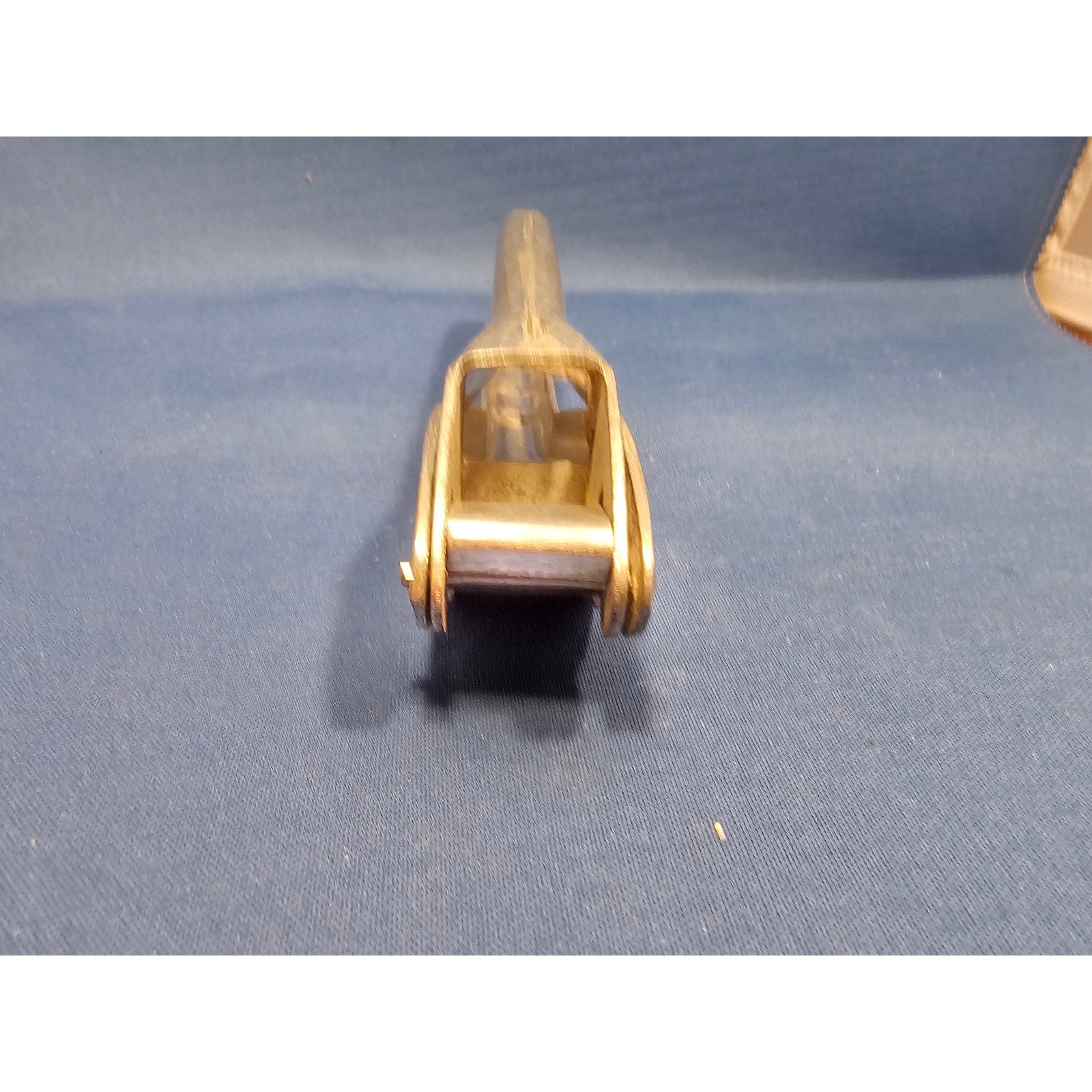 Aluminum Garlic Press - Taiwan - 6-1/4" long - clean