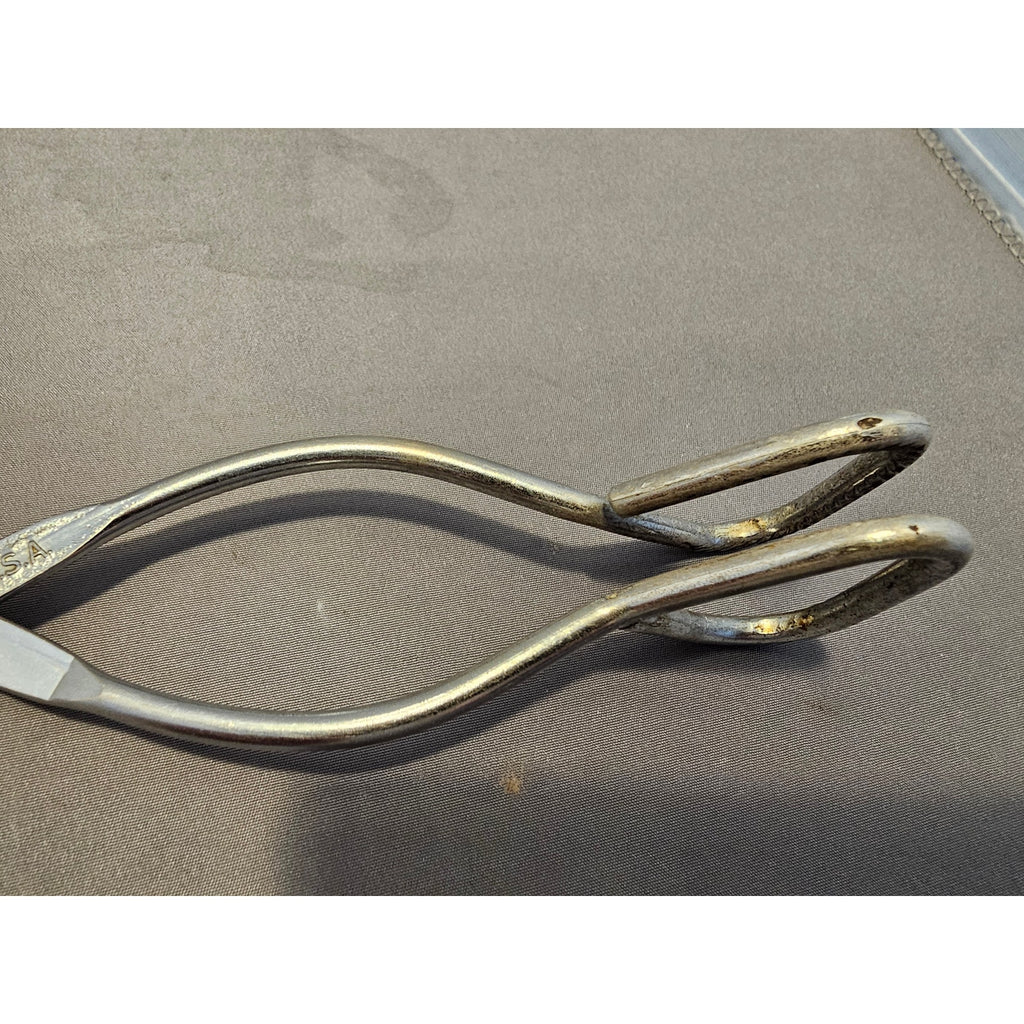 Vintage Ekco 8" (inch) Stainless Steel Tongs - USA
