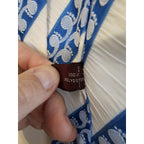 Vintage Designer Collection Regal Men's Necktie - White w/Blue Stripes - 55-1/2"