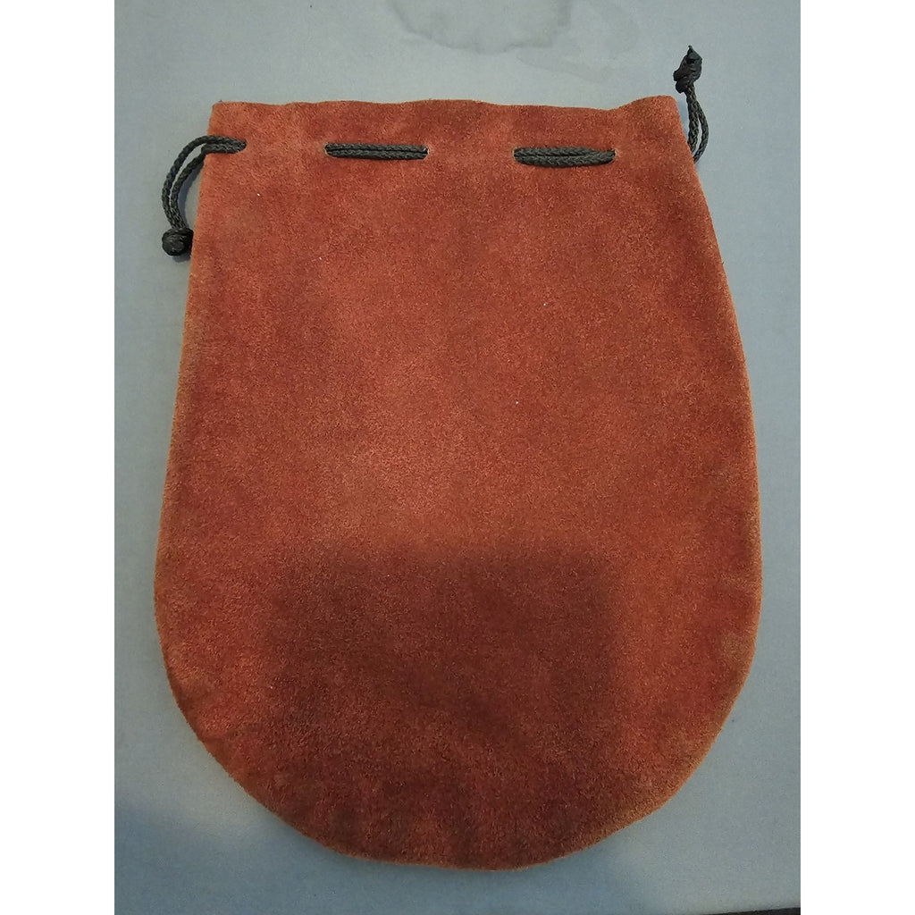 Vintage/1965 NOS Red Dart Mfg RP-79 -Heavy Duty Suede Reel Pouch w/Drawstring