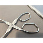 Vintage Ekco 7-3/4" (inch) Stainless Steel Tongs - USA