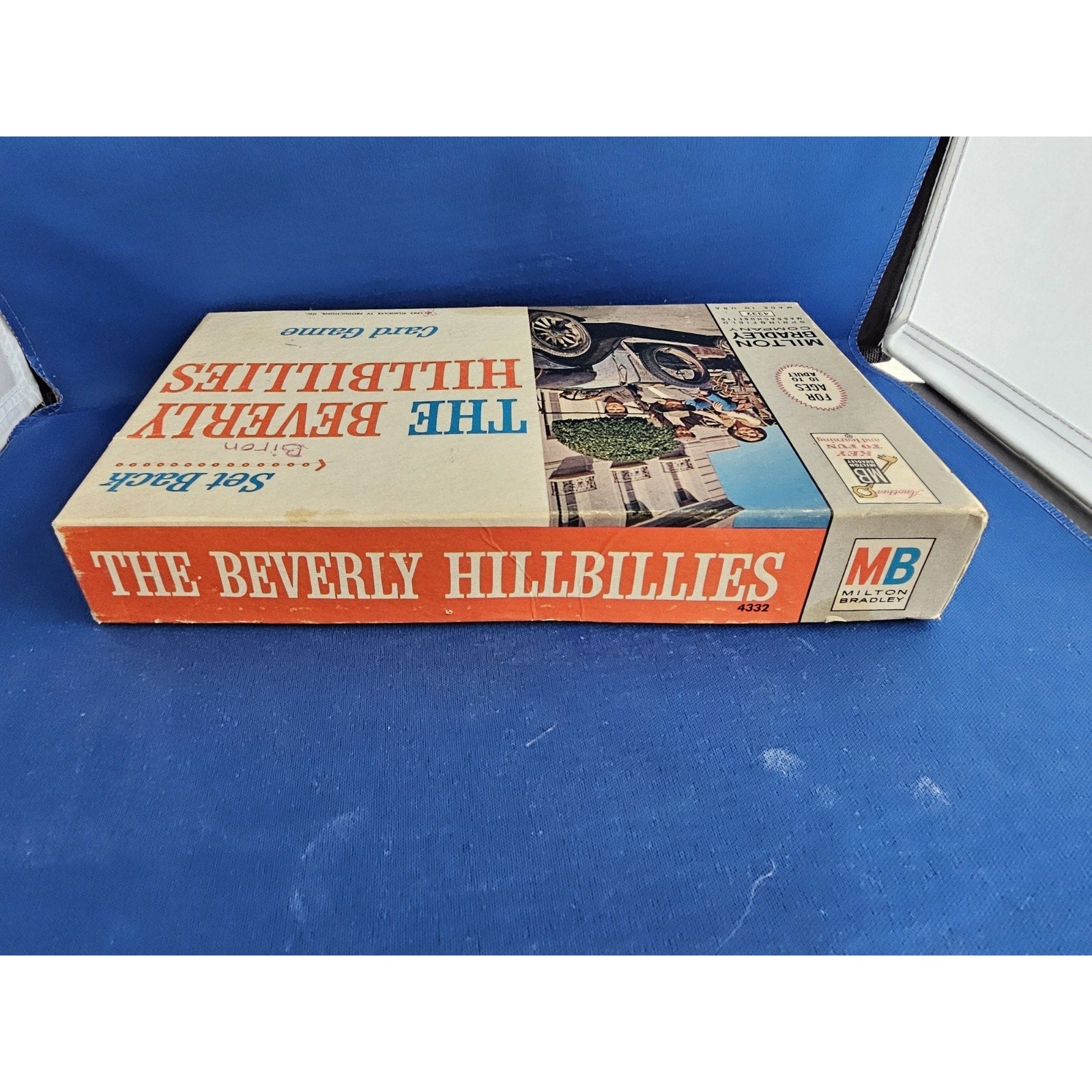 1963 Milton Bradley 4332 - The Beverly Hillbillies Card Game "Set Back" - Box