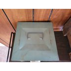 Vintage Porta-File by Skotch Kooler Green Tin Check File