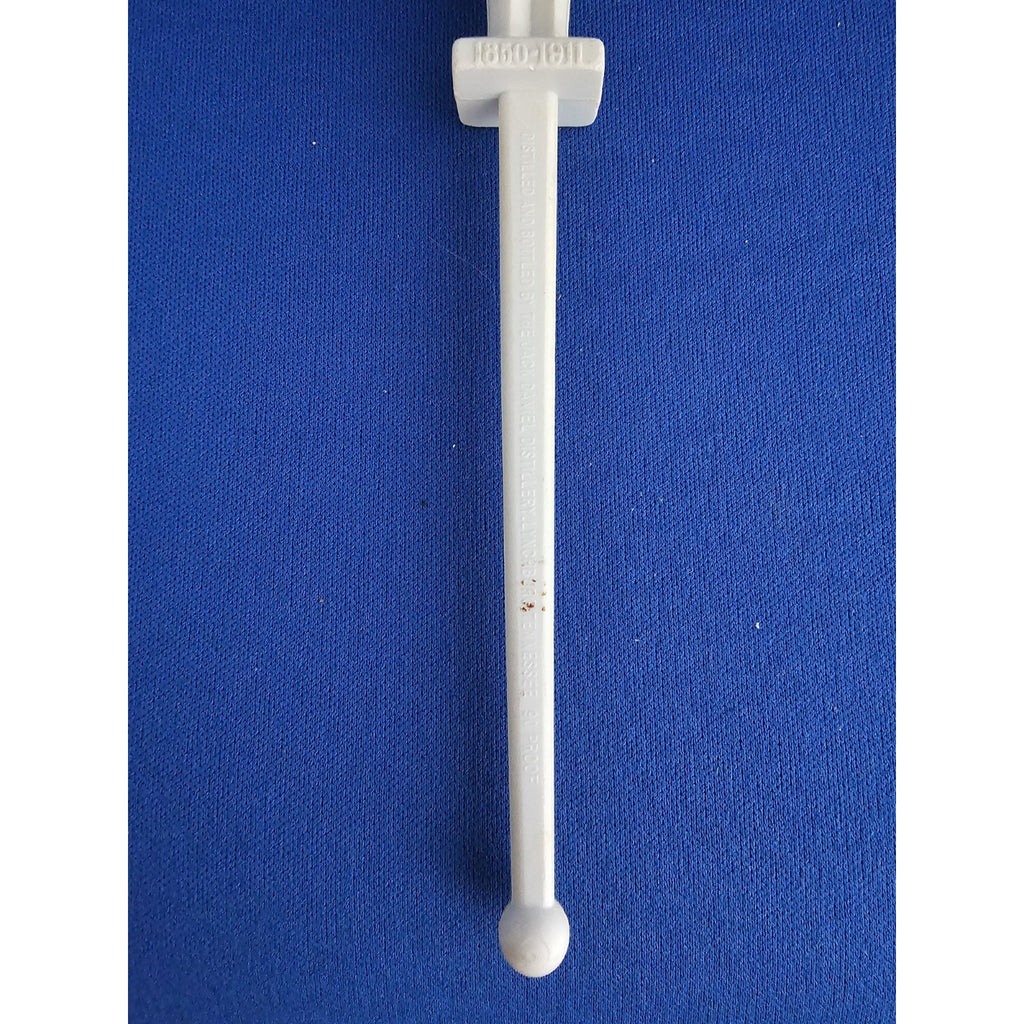 Vintage Jack Daniels White Drink Swizzle/Stir Stick Stirrer
