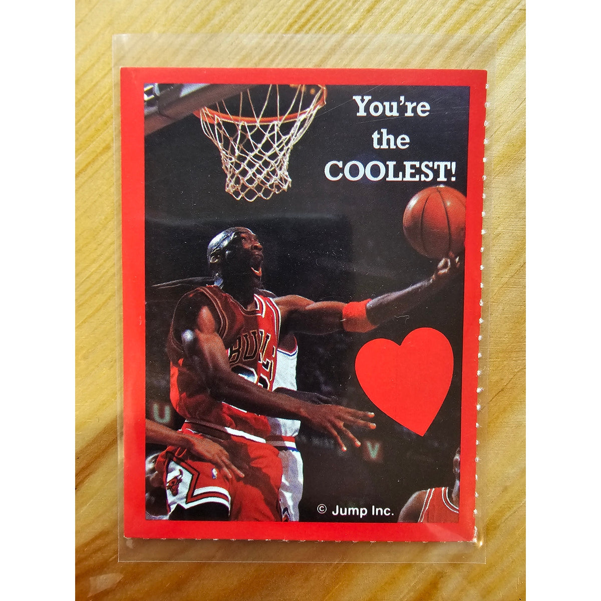 Michael Jordan 1991 Cleo Valentines - Jump Inc - NBA Properties - Coolest!