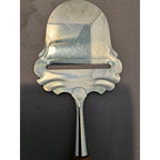 Vintage SPAR Norge Stainless Steel Cheese Slicer/Server - Wood Handle - Norway