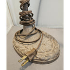 Antique Art Deco Cast Iron Gooseneck Desk Lamp - Works