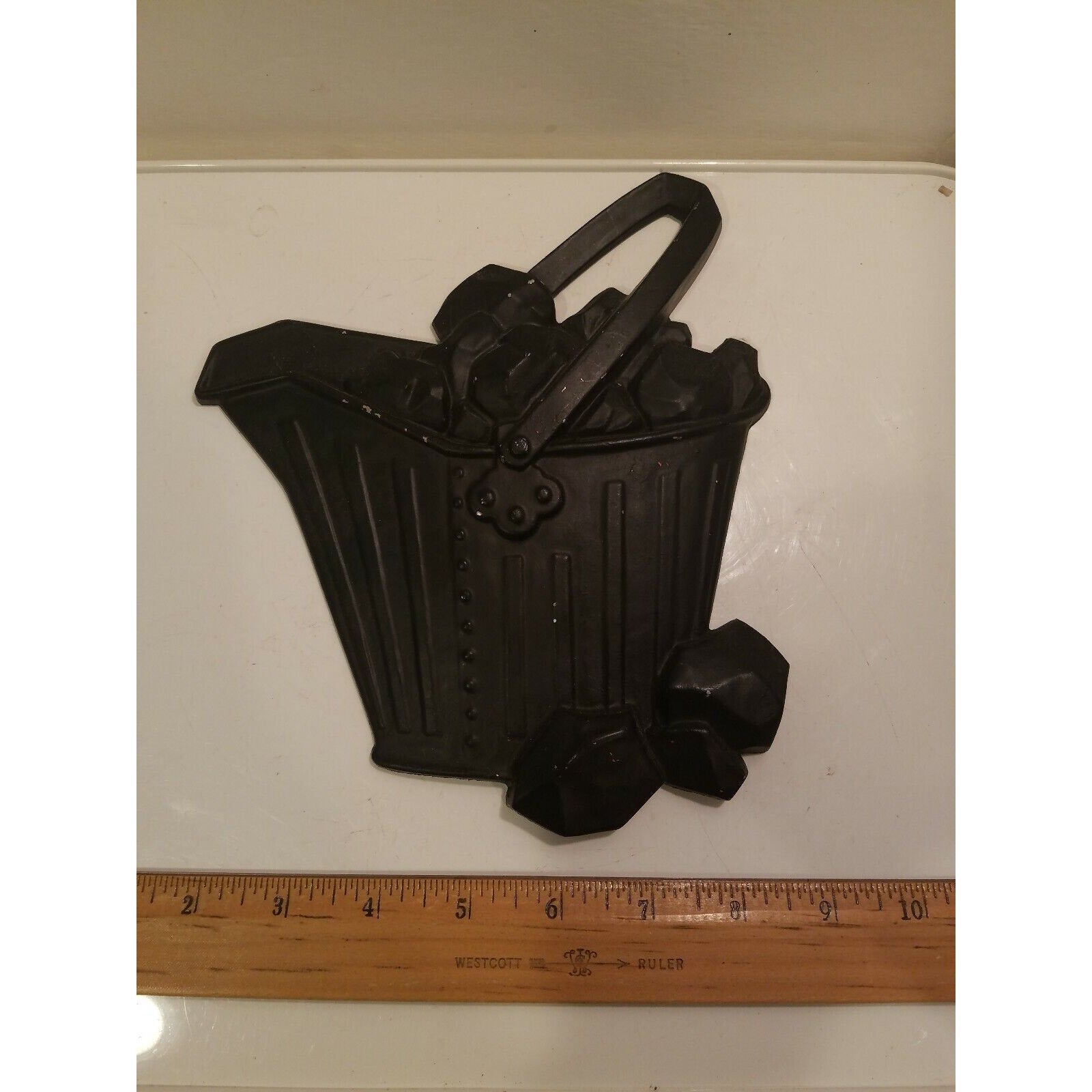 Vintage Sexton Cast Aluminum Plaques # 502 Coal Bucket Black
