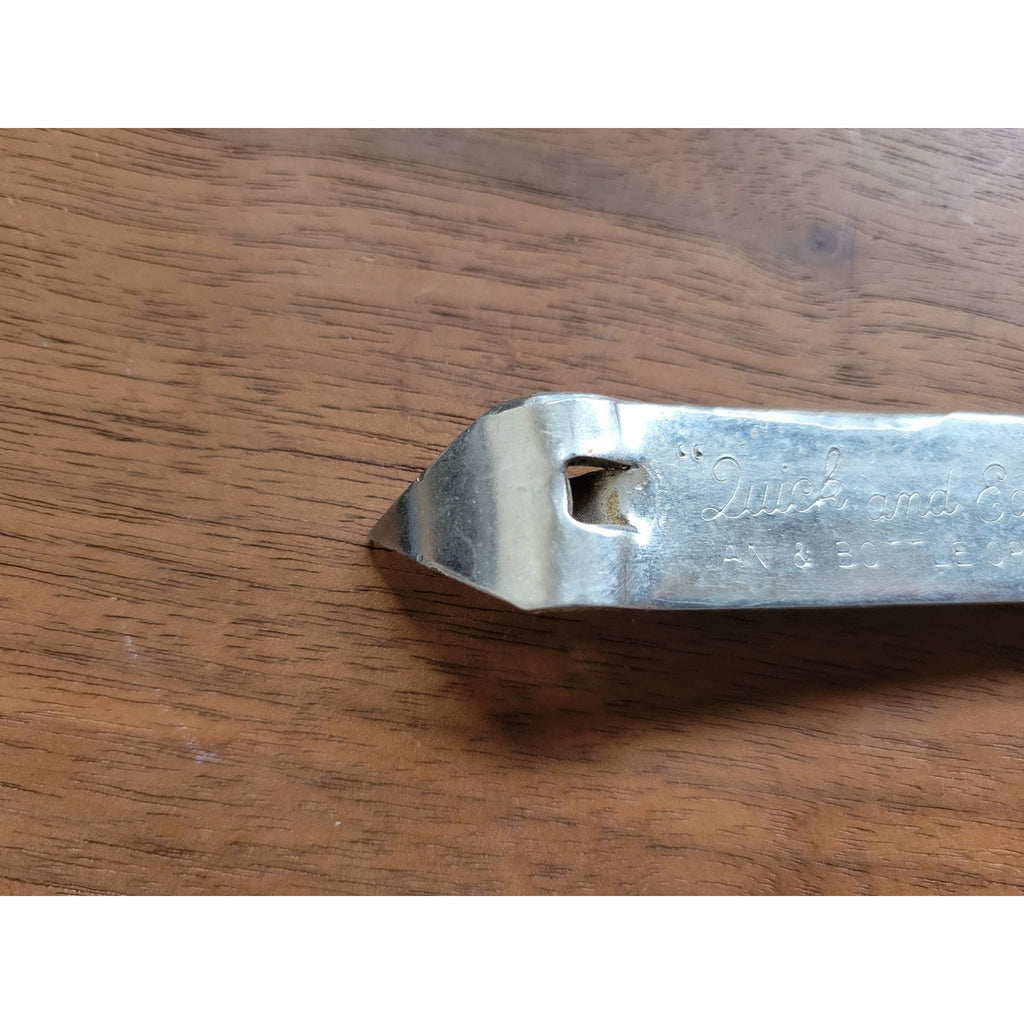 Vintage "Quick and Easy" 4" Can and Beer Bottle Opener - Made in USA