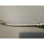 Vintage A&J 2-Prong Stainless Carving/Serving Fork w/Red Wood Handle - 12” Long