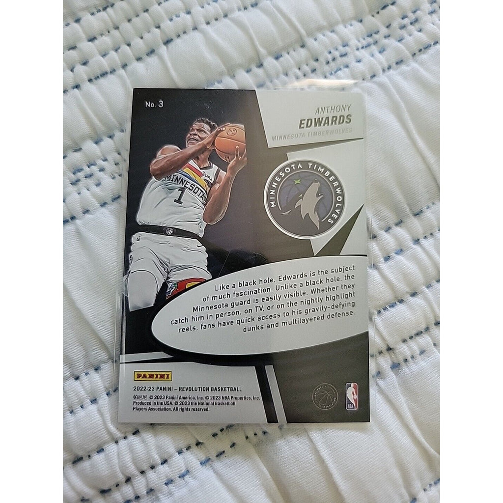 Anthony Edwards 2022-23 Panini Revolution Supernova #3 Insert Fractal