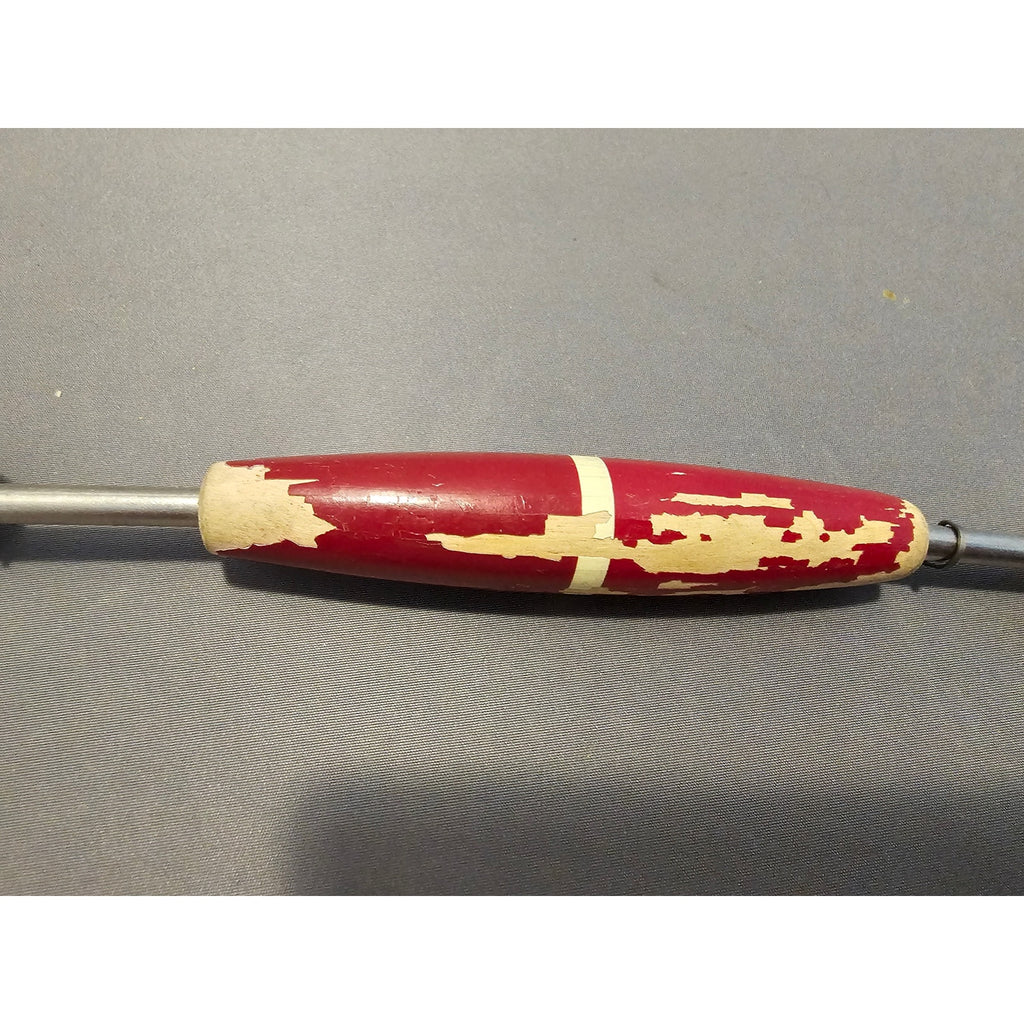 Vintage A&J Ekco Red Wood Handled Double Ended Melon Baller - Made in USA