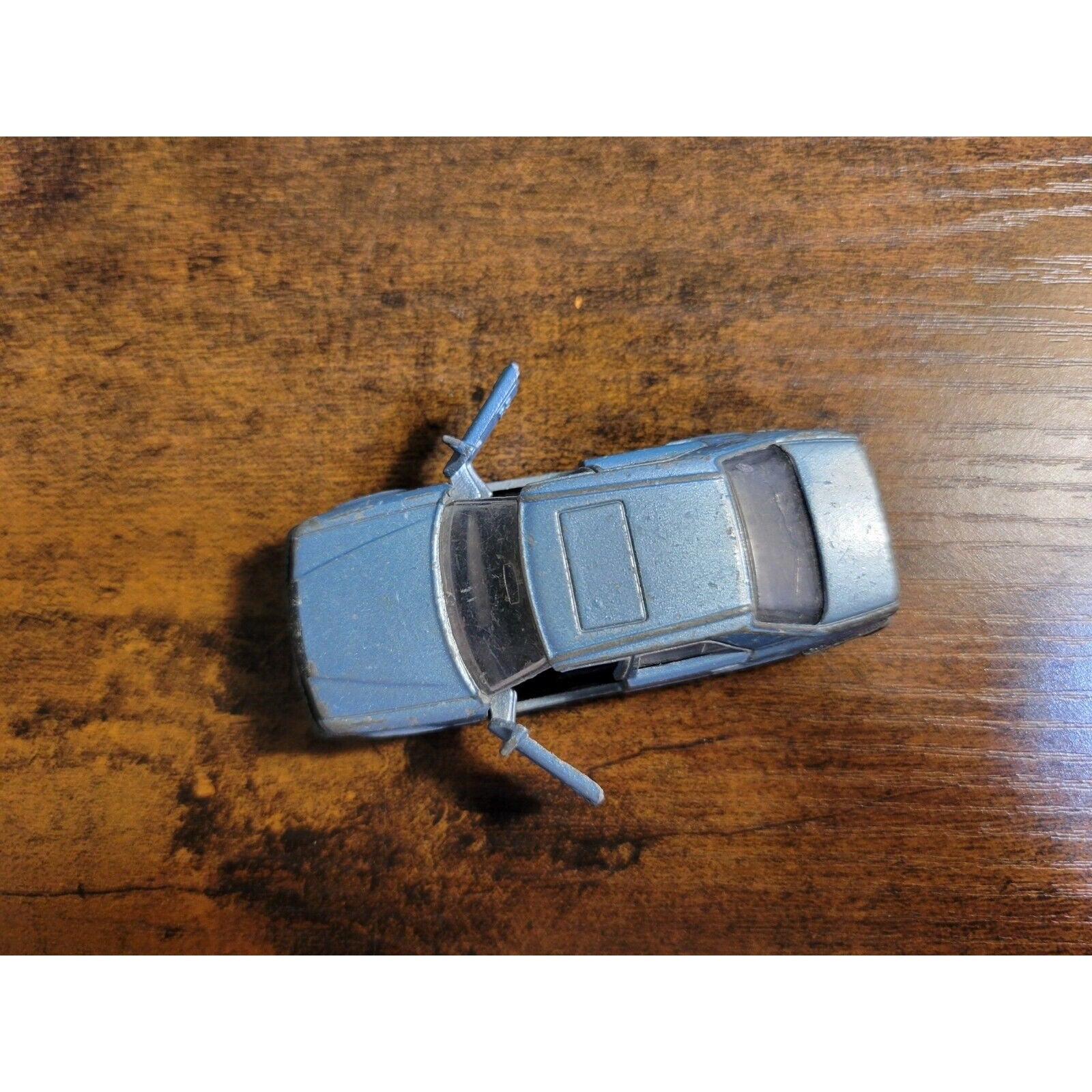 1986 Matchbox - Light Blue Mercedes Benz 300E - 1:61 - Made in Macau -Doors Open