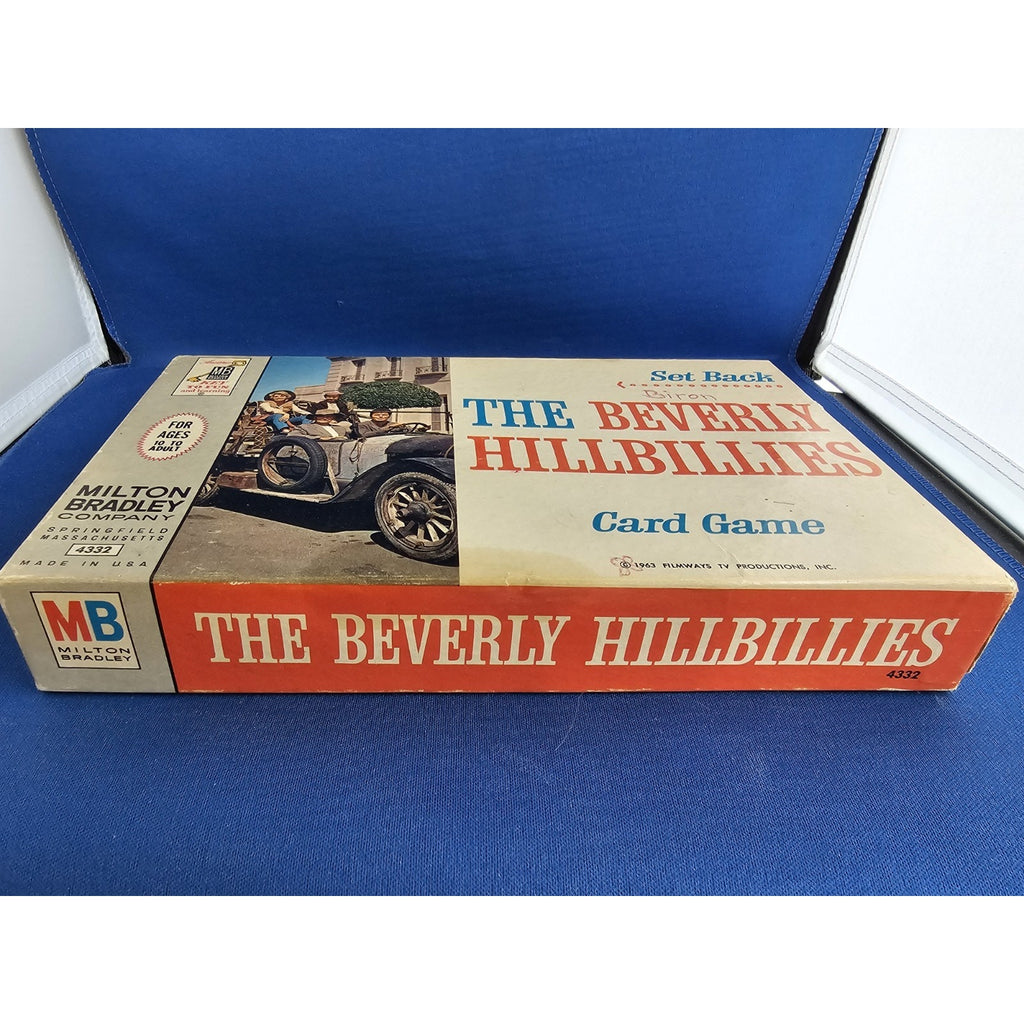 1963 Milton Bradley 4332 - The Beverly Hillbillies Card Game "Set Back" - Box