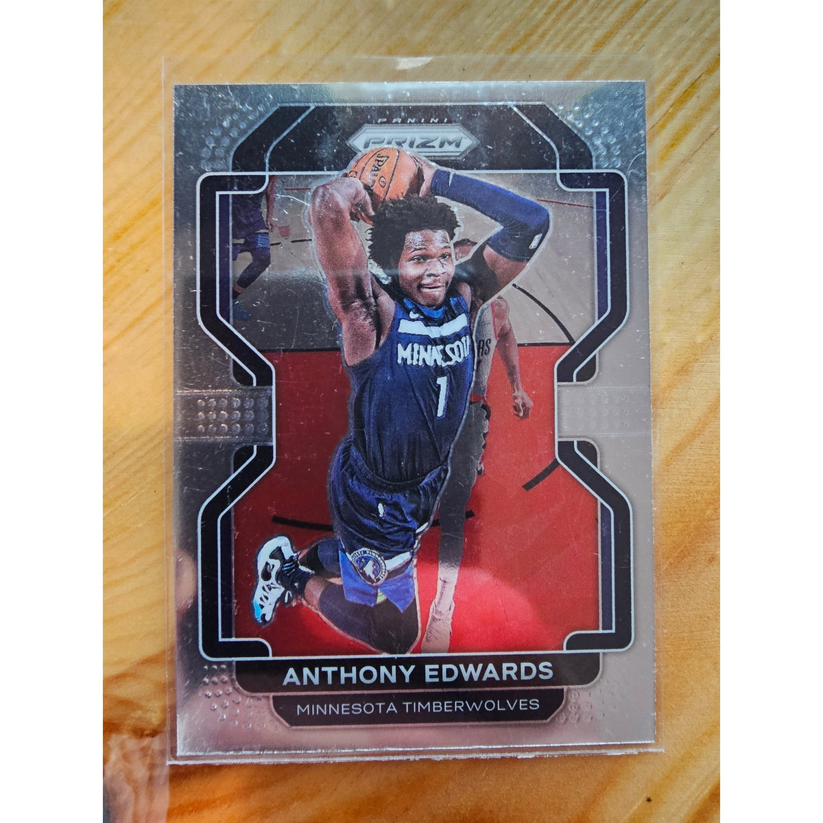Anthony Edwards 2021-22 Panini Prizm #37 - Minnesota Timberwolves - NBA