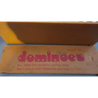 Vintage Black Urea Pieces w/Metal Spin Dominoes by Nico Products - 28 pcs w/Box