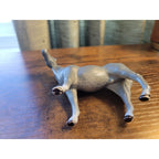 1994 TM Grey Toy Horse B - Animal Figure - Farm Toy - China
