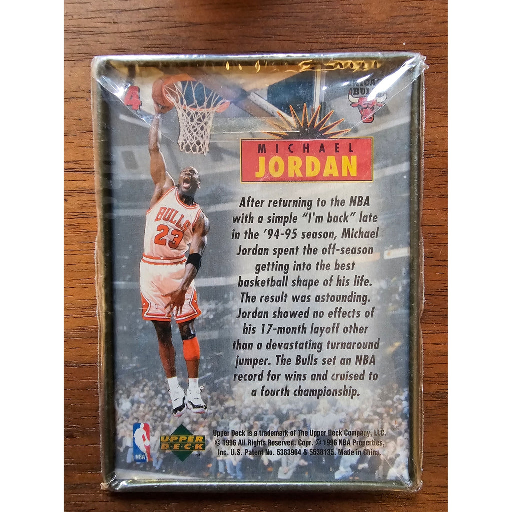 Michael Jordan 1996 Upper Deck All-Metal Collector Cards #4 - Chicago Bulls -NBA