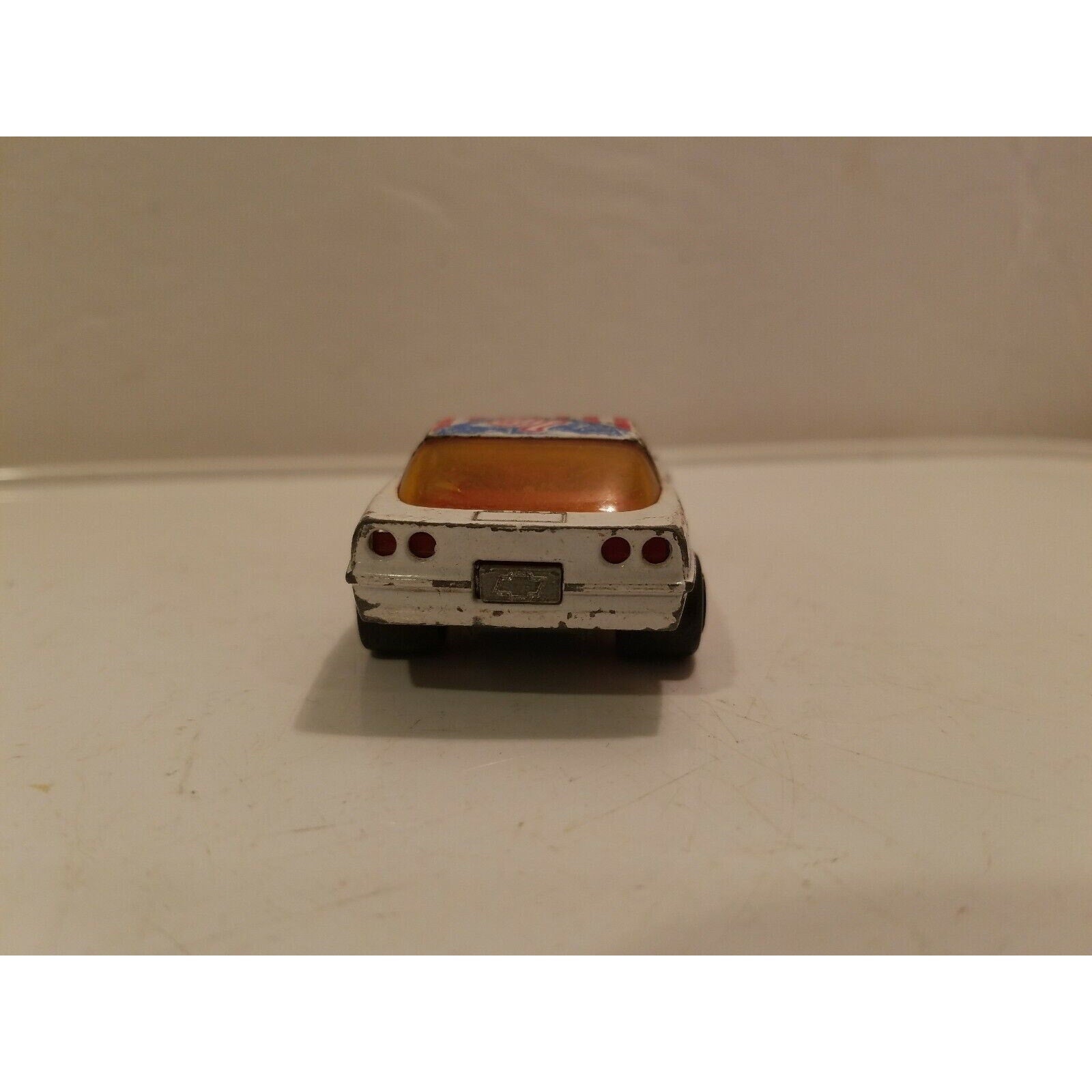 Vintage Majorette Red White Blue Corvette Race Car #18 1:57 Scale #215 268