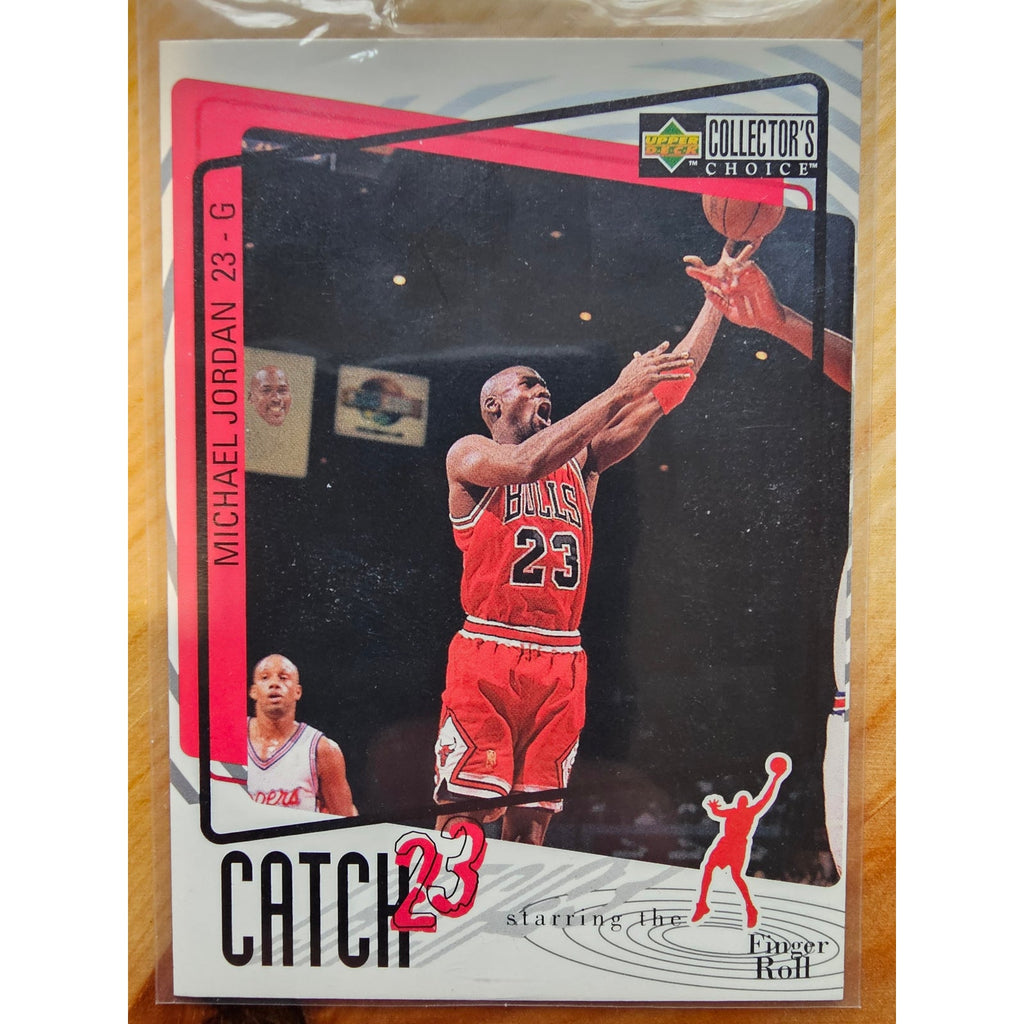 Michael Jordan 1997-1998 Upper Deck Catch 23 #187 - Chicago Bulls - NBA