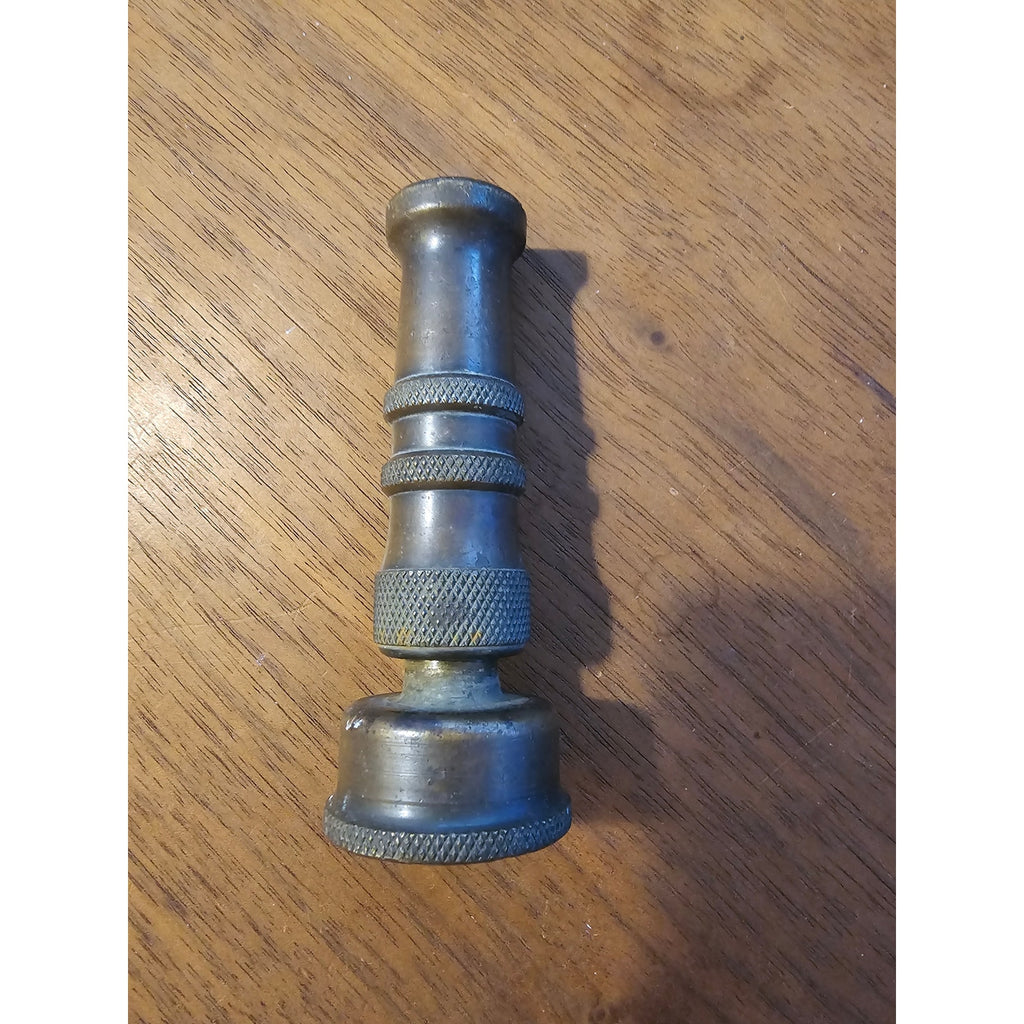 Vintage Brass 3-1/2 inch Garden Hose Screw-On Sprinkler Head Nozzle