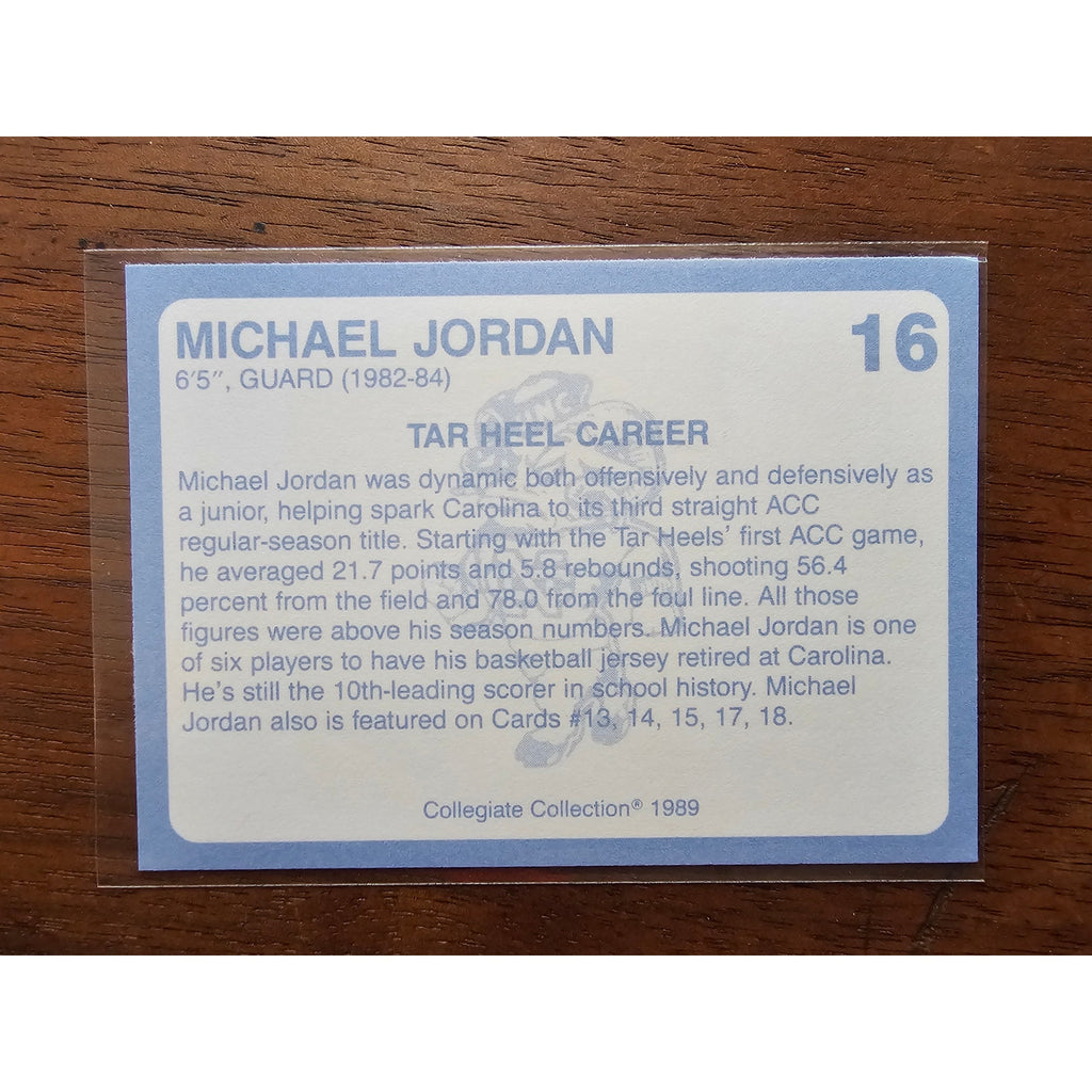 Michael Jordan 1989 Collegiate Collection #16 - Carolina's Finest 1st Edition