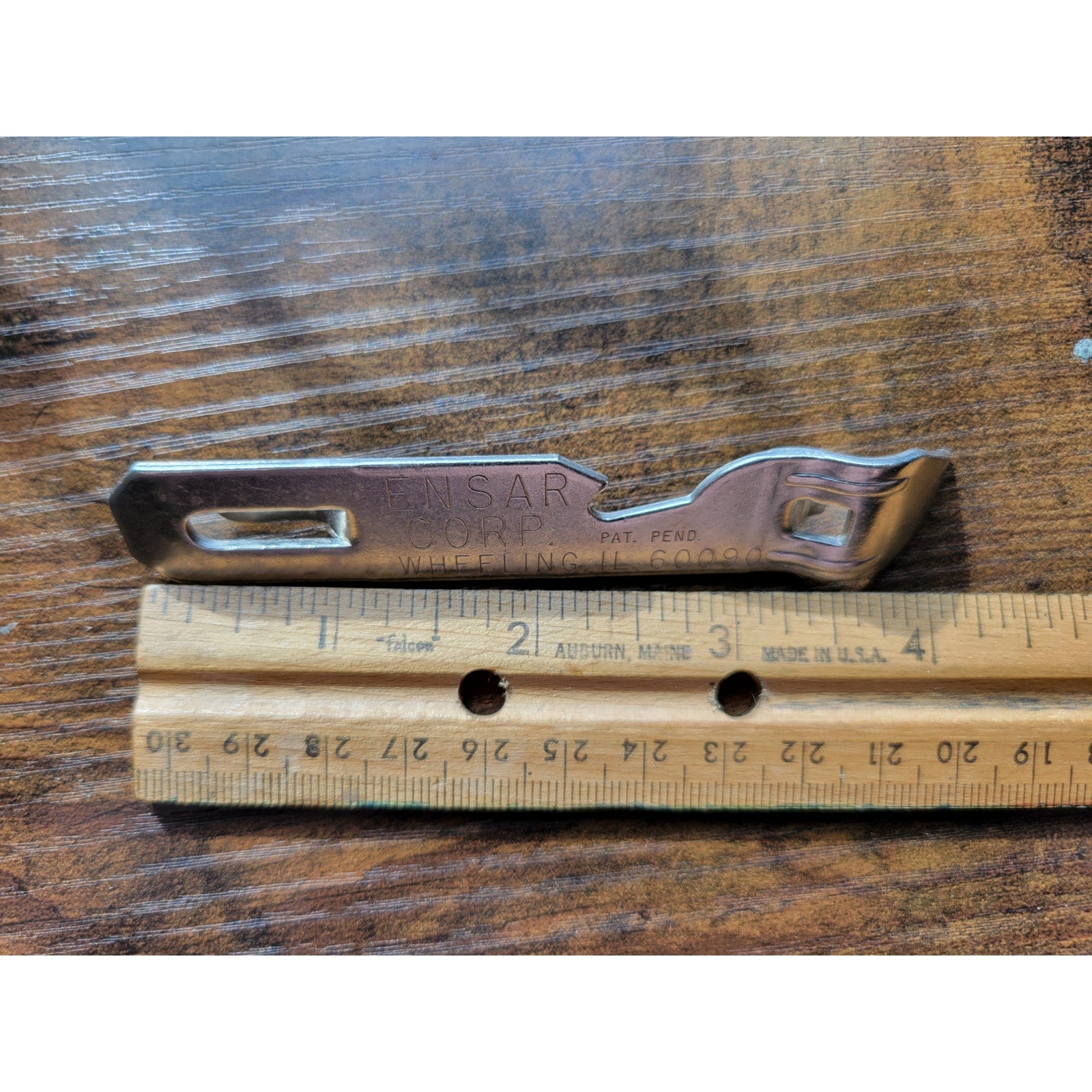Vintage Ensar Corp Wheeling, IL Bottle Opener