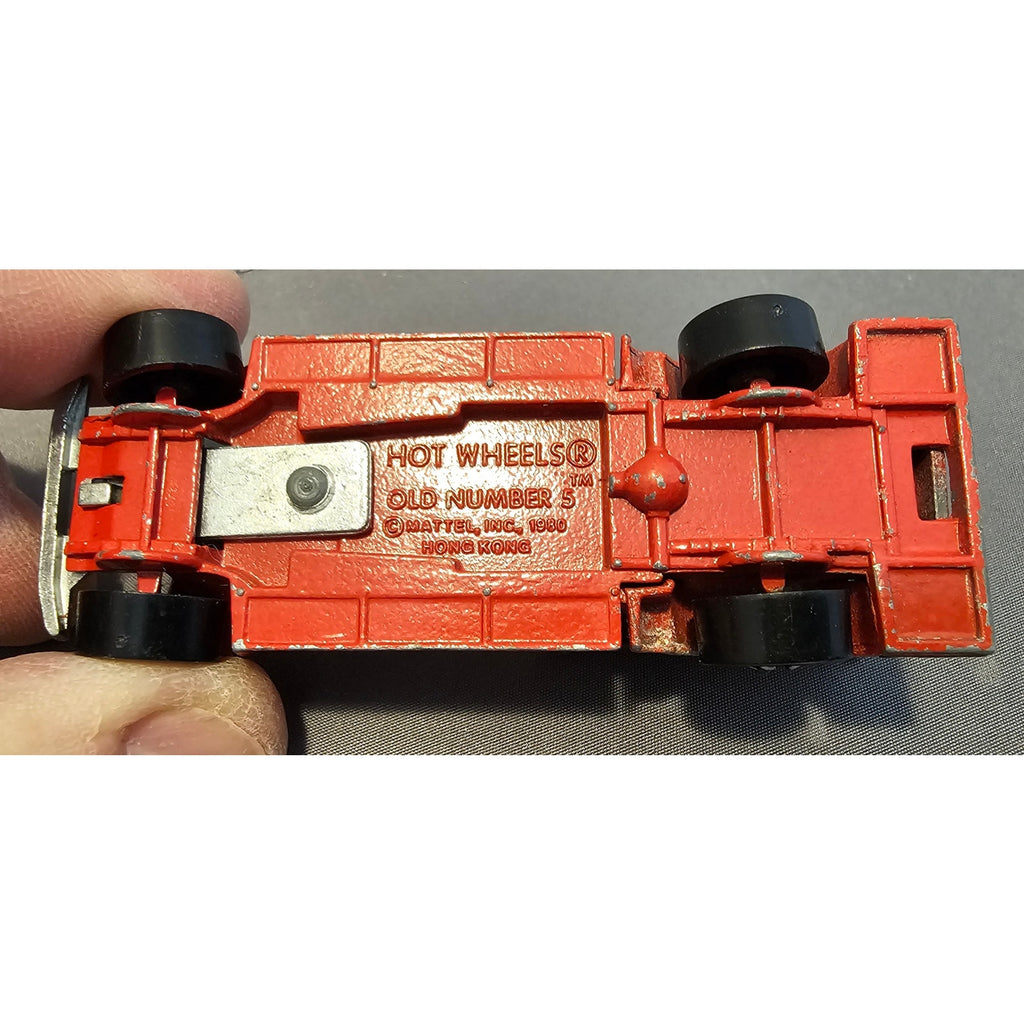Vintage 1980 Hot Wheels - Old Number 5 Fire Engine/Truck - Hong Kong - loose