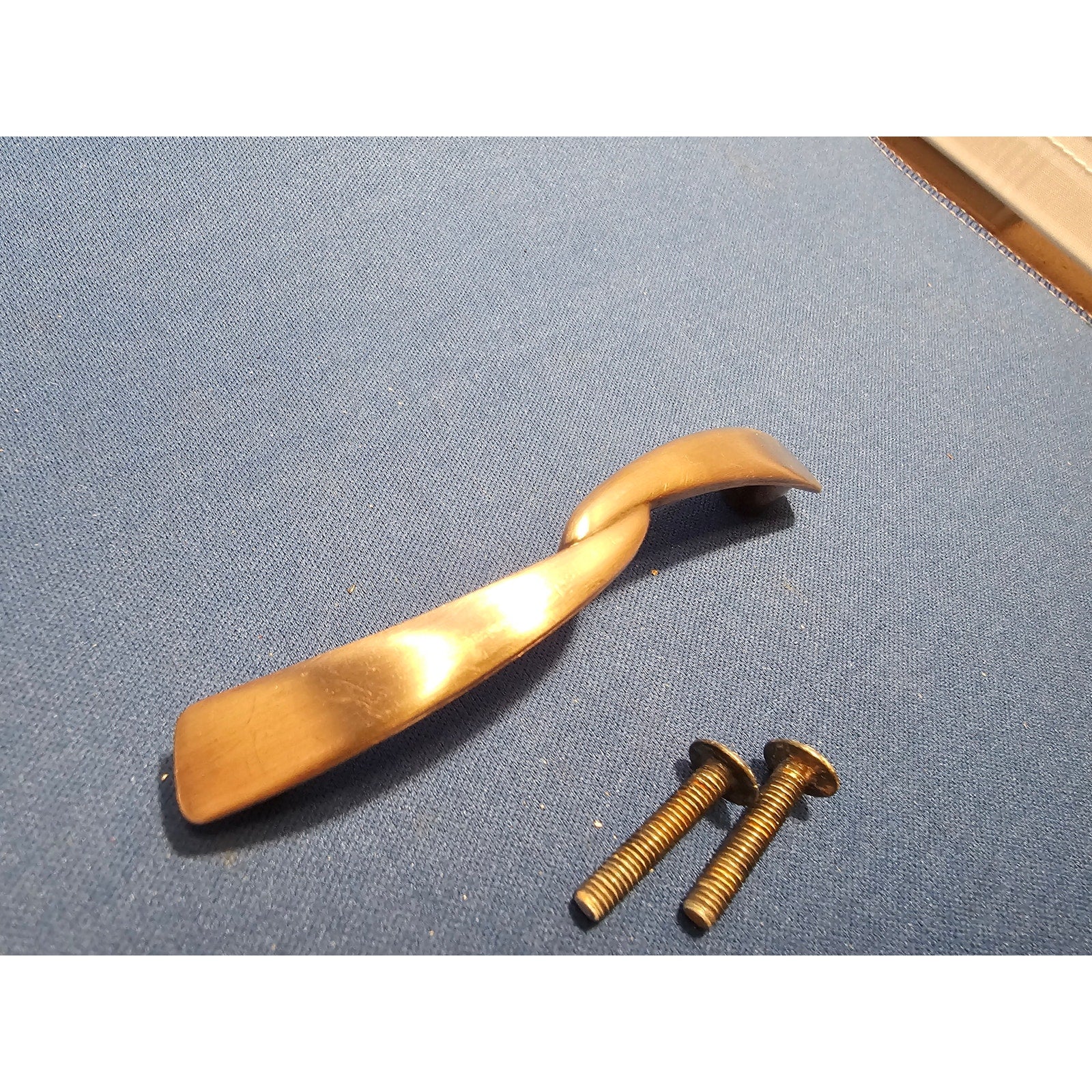 Vintage/Mid Century (MCM) Amerock Cabinet Drawer Pulls - Copper Finish- 3-1/2"oc