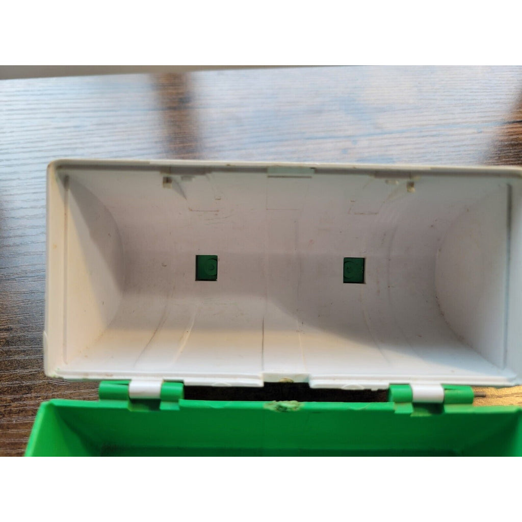 Vintage Fisher Price Toys #550 - Green/White Lunch Pail, Box, Kit