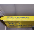 Vintage 1996 Jobar #JT2127 - Set of 2 Swivel Curtain Rods - Fits 30" to 50" Wide