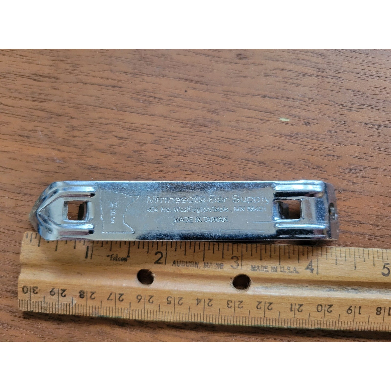 Vintage Minnesota Bar Supply (MBS) 4-1/4" Can and Beer Bottle Opener